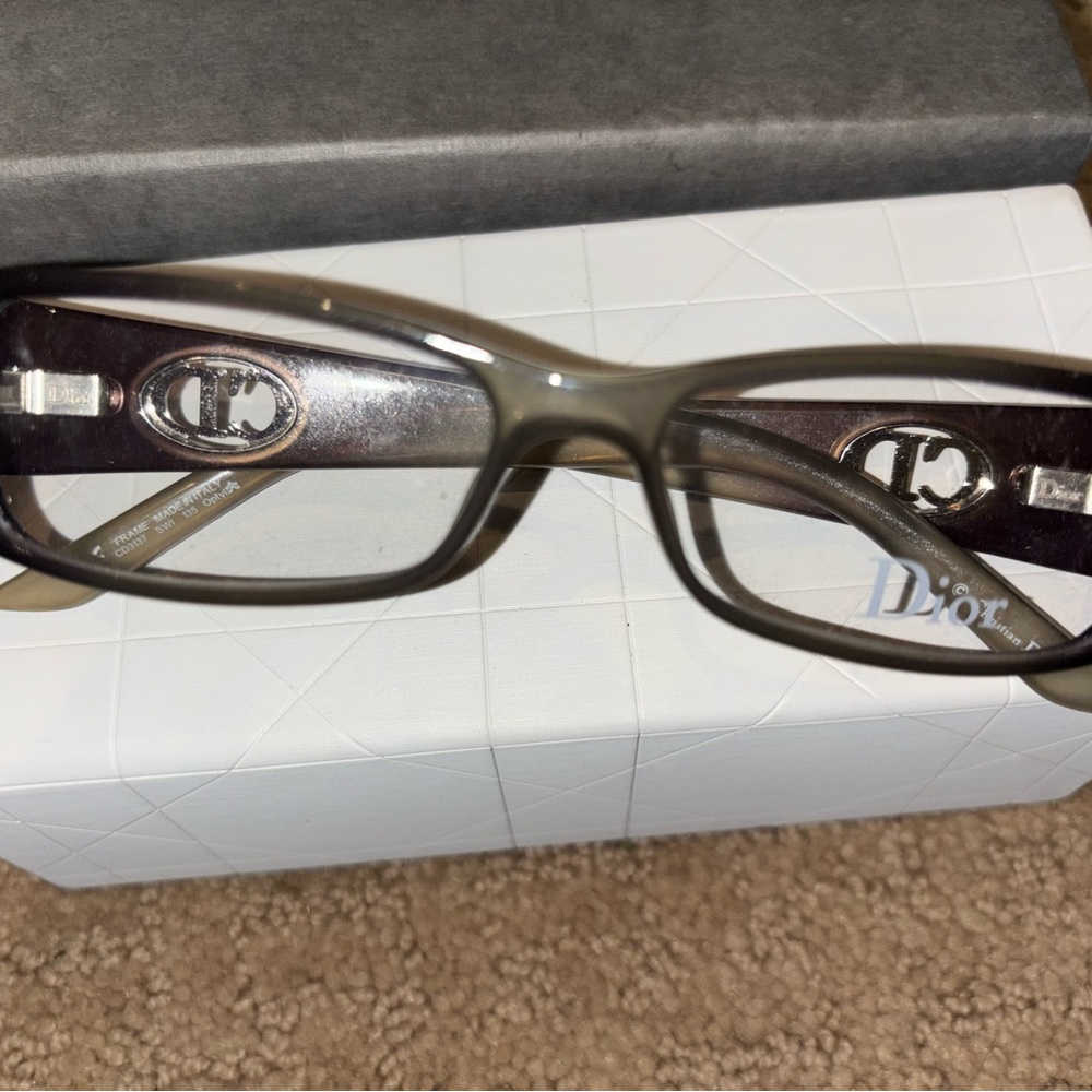 Dior Women's Rectangular Gradient Acetate Full Ri… - image 1